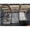 Image 4 : Grey Storage Unit (tools Materials) 10"x10" w/ Misc. Tool Hardware
