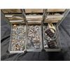 Image 5 : Grey Storage Unit (tools Materials) 10"x10" w/ Misc. Tool Hardware