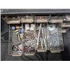 Image 5 : Grey Storage Unit (tools Materials) 12"x9" w/ Misc. Tool Hardware