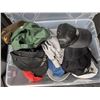 Image 2 : Clear Insta View Storage Tub Full of Misc. Hats
