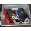 Image 3 : Clear Insta View Storage Tub Full of Misc. Hats