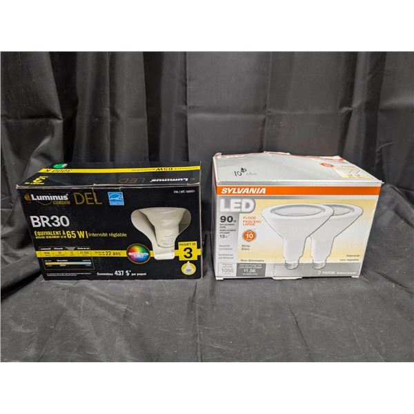 (2) Light Bulb Packs (luminous Elite, and Sylvania Brand)
