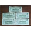Image 2 : (5) 1 Dollar Canadian Bills (1973) (2) in Sequence Order (BCT9488993 and BCT948994)