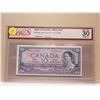 1954 canadian $10 BCs, BC-32a coyne-towers, devil's face- very fine 30 original bill