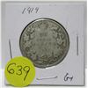 Image 1 : 1919 canadian silver half-dollar
