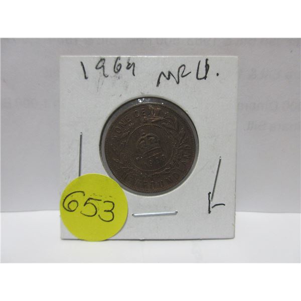 1909 newfoundland one cent