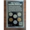 Image 2 : 20th Century Canadian Nickle Set (Chromium Plated Steel, Brass) 1942-1946)