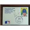 Image 2 : Official Stamp Commemorates Baseball All-Time Strikeout King Nolan Ryan St. Vincent 23 Karat Pure Ye