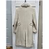 Image 2 : Moda international cream colored coat with faux fur collar Size L- never worn
