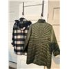 Image 2 : Concept UK green coat and ricki's white plaid coat- Sies XL great condition