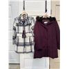 Image 1 : Point zero plaid coat and burgundy parka size L