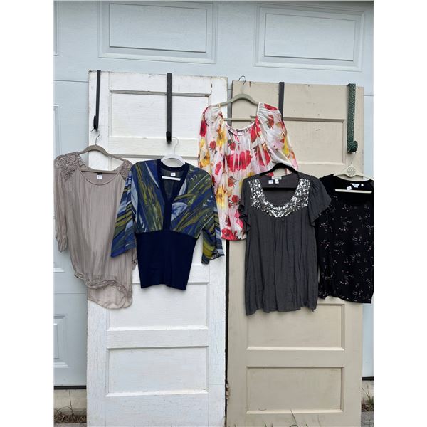 5 tops various labels- Size XL