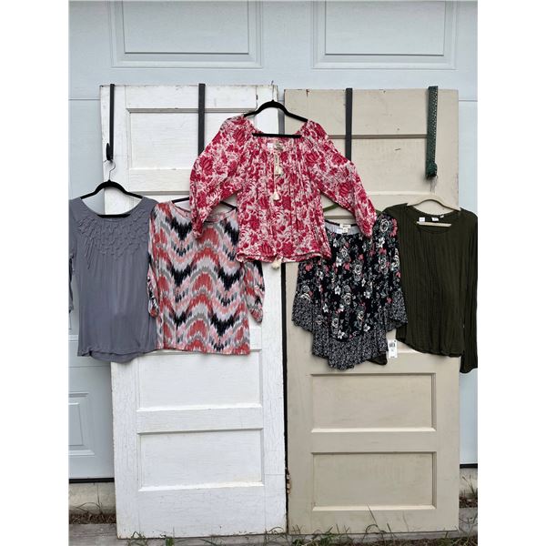 5 tops Size M- various popular labels