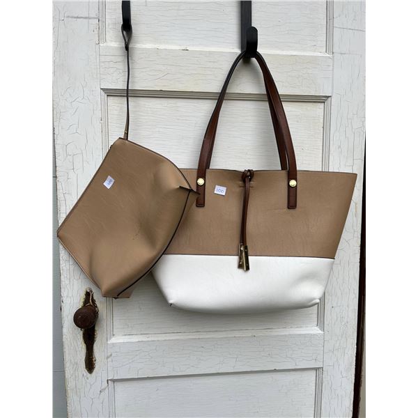 Calvin klein bag and small matching accessory case- 13" by 20"