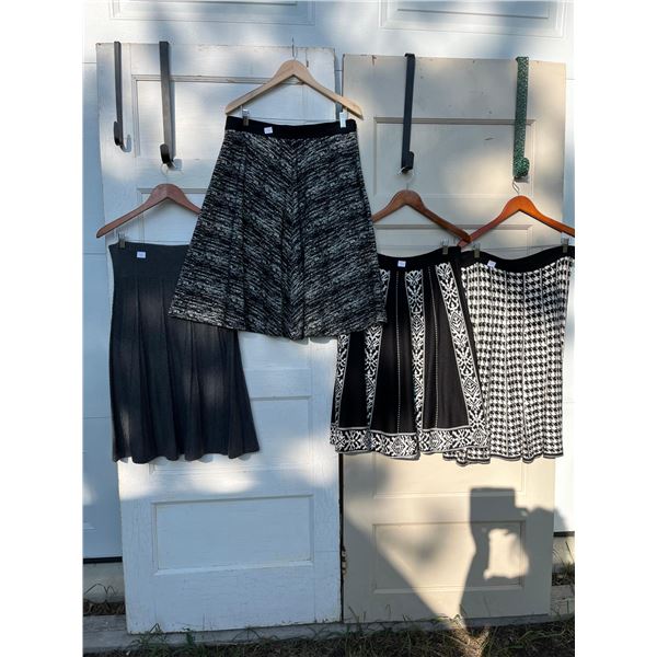 4 knit skirts size L/XL- 28"L