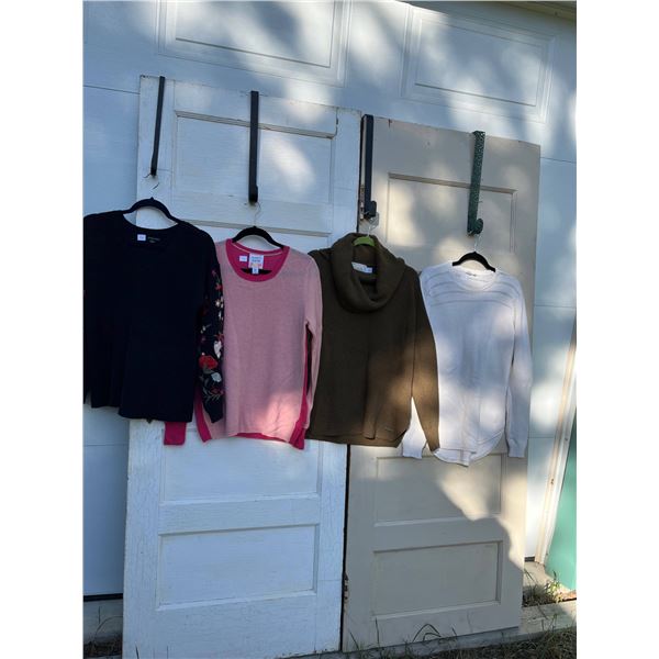 4 knit pullover sweaters- size M by michael kors, american eagle