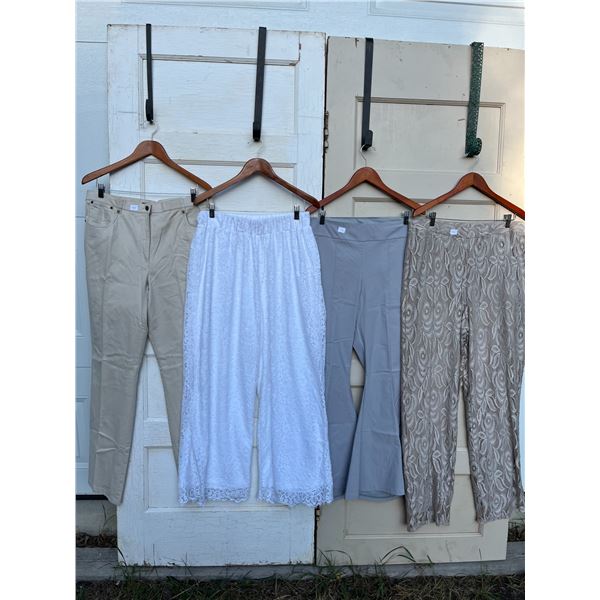 4 pairs of high end label unique pants- size XL