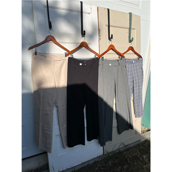 4 pairs of women's pants- size 12