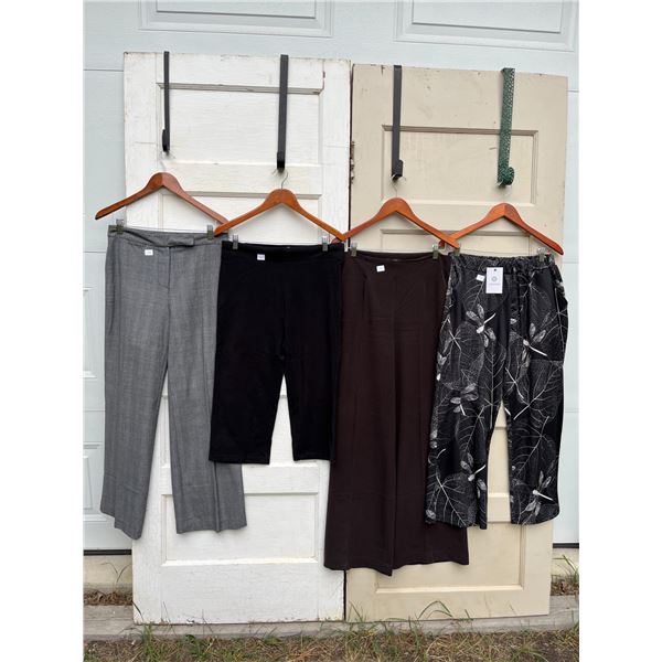 4 pairs of  women's pants- sizes 8-10