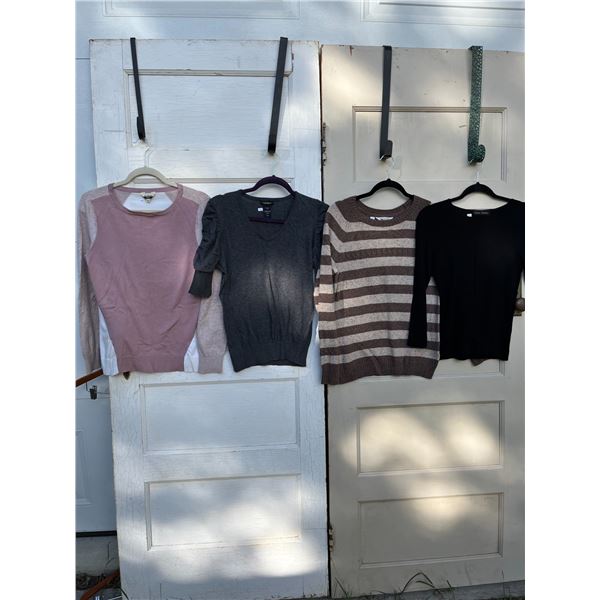 4 lightweight pullover sweaters- Size M