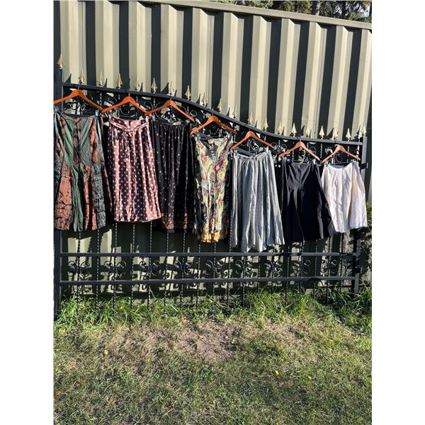 7 skirts- size L/XL