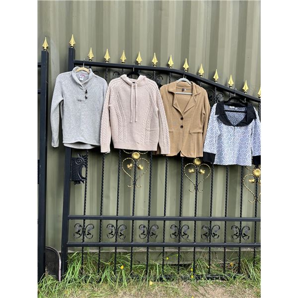 4 women's Knit jackets- sizes M/L