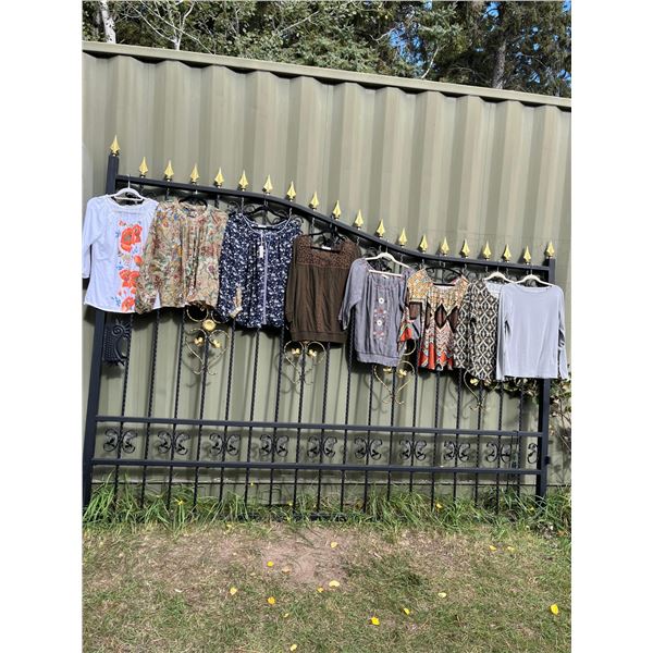 8 women's tops- Size L