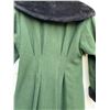 Image 5 : Vintage wool coat with fuax fur collar and cuffs- size L