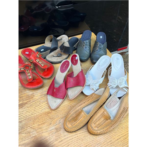 6 pairs of shoes- size 7-7.5