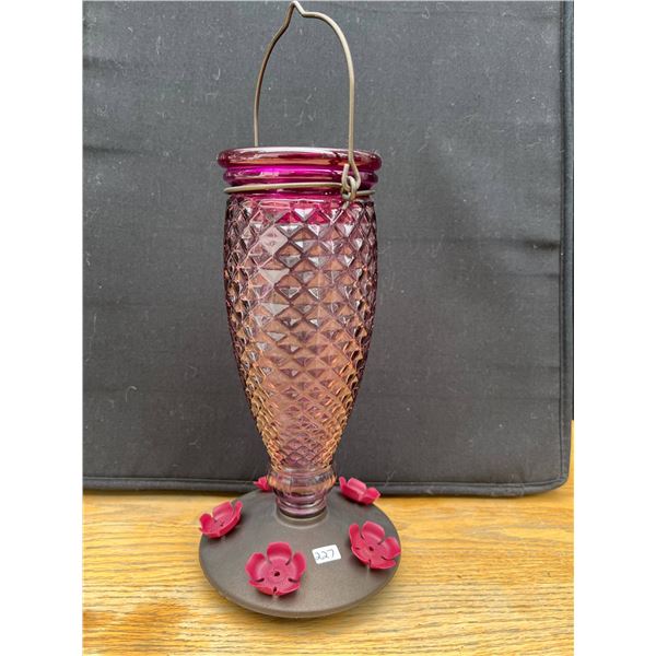 Humming bird feeder-10"H