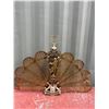 Image 1 : Solid brass fireplace screen- 47" by 33"H