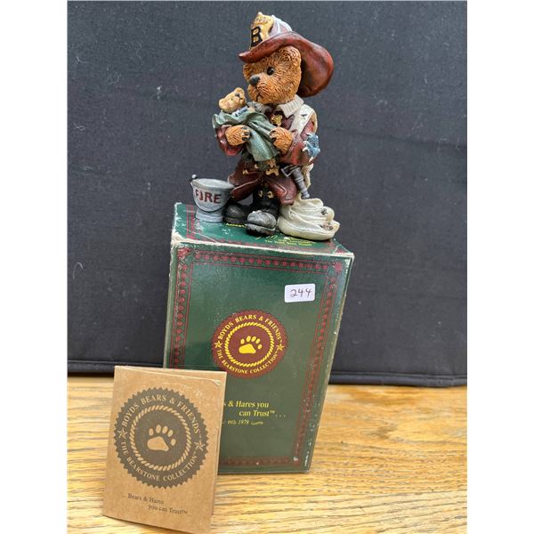 Vintage boyds bear collectable- the hero- fire fighter