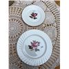 Image 2 : Northumbria fine bone China cake plate and 3 tier server- made in England- Carleton rose