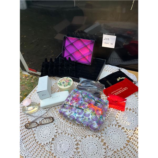 Misc jewelry storage containers