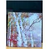 Image 1 : Birch tree artwork- 36" by 36"