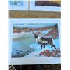 Image 2 : 3 monarch life collection prints- moose, buffalo, carabou