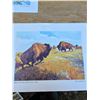 Image 3 : 3 monarch life collection prints- moose, buffalo, carabou