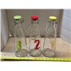 Image 1 : Number 1-3 glass bottles