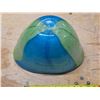 Image 3 : Heavy art glass bowl- 12" by 8"H