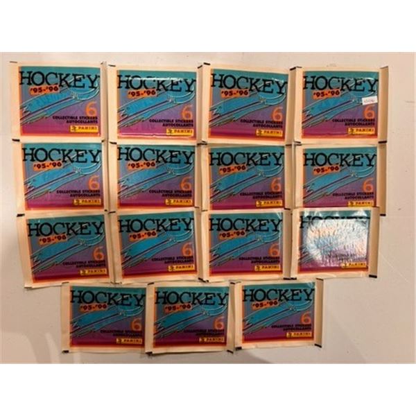 1995-96 Panini Sticker Packs (15)