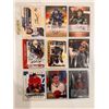 Image 1 : Assorted Autpographed Cards - 1 Sheet (9 Hockey Cards)