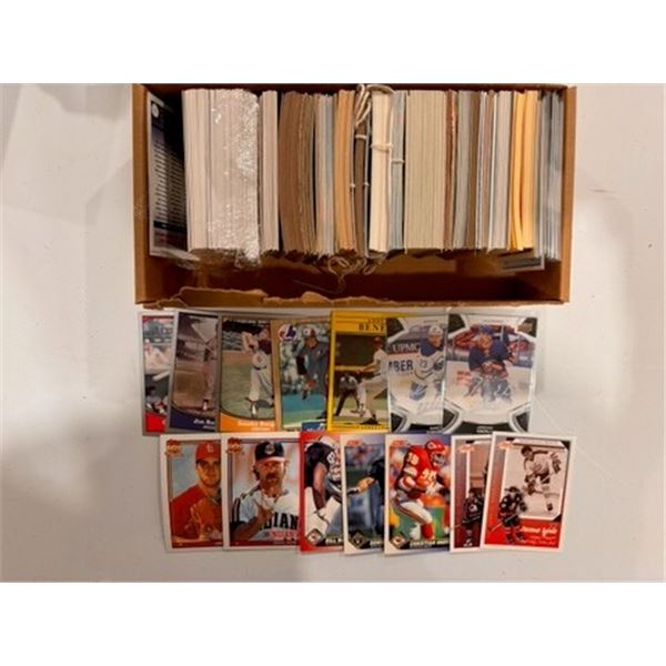 Box of Assorted Sportscards