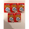 Image 1 : 1991 Fleer Baseball Wax Packs (5) - Unopened
