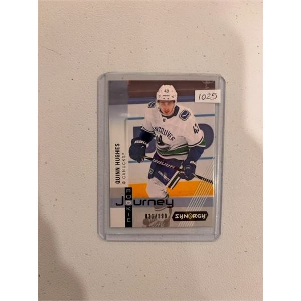 Quinn Hughes - Rookie Card