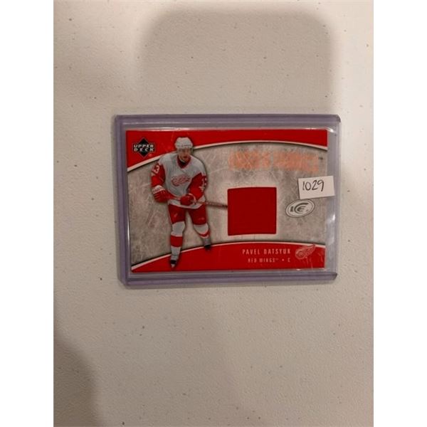 Pavel Datsyuk - Jersey Card