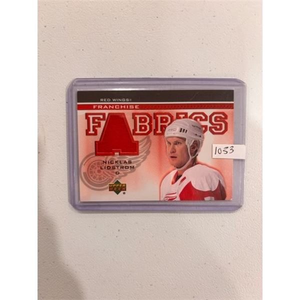 Nicklas Lidstrom - Jersey Card