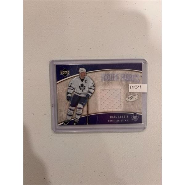 Mats Sundin - Jersey Card