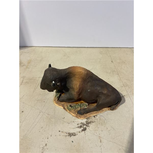 Bison Figure laying down 7" long stamped (JR 16/225)