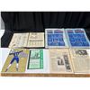(2) Scrap books Blue Jays Ticket Stubss 1977, Sports Magazine, missing covers, Saskatoon Hill tops Y