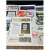 Image 4 : (16) Vintage old ad. Oil + gas Mobil gas, Mobil oil, Texaco, Shell, AAA, Maple Leaf, Quaker State
